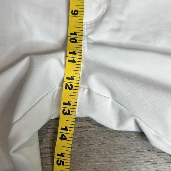 NEW KARL LAGERFELD PARIS High Rise Skinny Pants in White Sz 16 - Picture 11 of 14